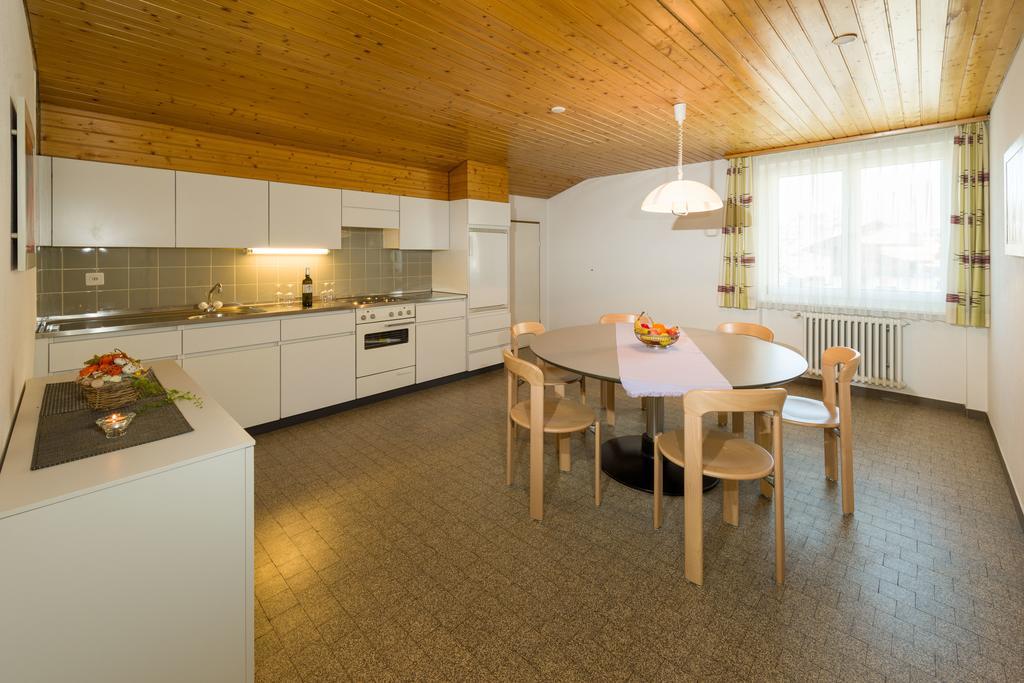 Postgebaeude Apartment Grachen Ngoại thất bức ảnh